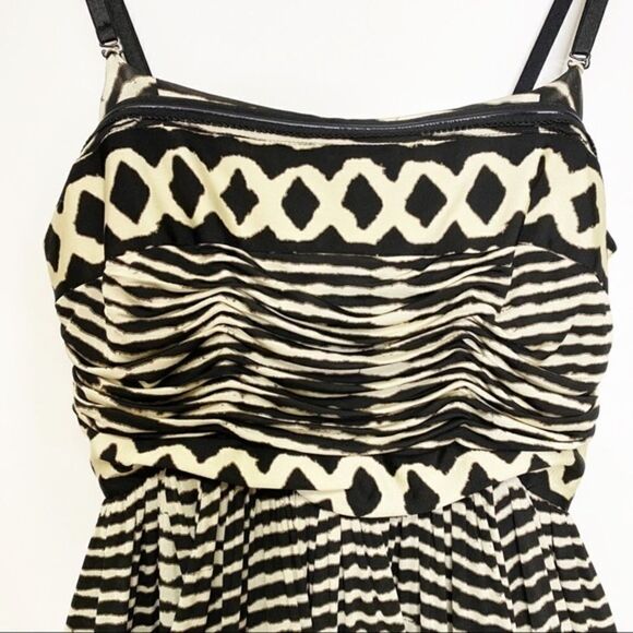 Anthropologie Tracy Reese Strapless Printed Midi Dress Size 8 - Picture 10 of 15